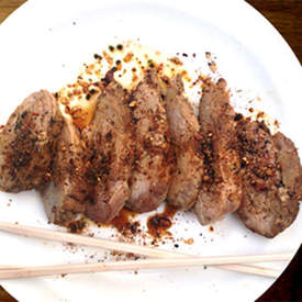Shichimi Togarashi Grilled Pork Tenderloin