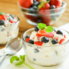 Berry Delicious Cheesecake Fluff