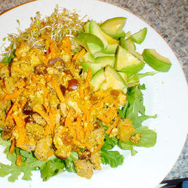 Tofu Scramble with Avocado