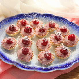 Raspberry Mascarpone Mini Tarts