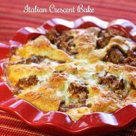 Italian Crescent Bake Casserole