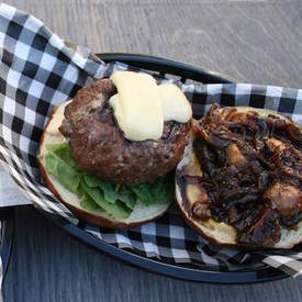 Gorgonzola Stuffed Burgers