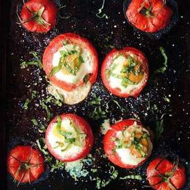 Baked Tomato Breakfast Cups 