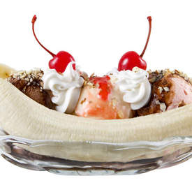 Banana Split Sundaes