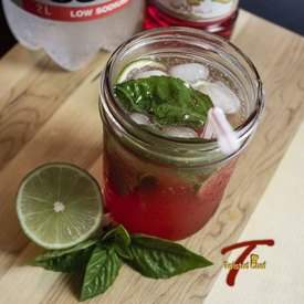 Rose-Basil Limeade