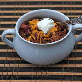 Slow Cooker Shredded Beef Chili