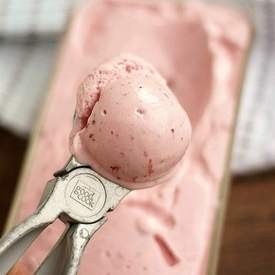 Strawberry Vegan Ice-Cream