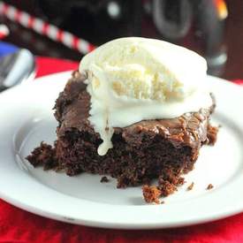 Double Fudege Chocolate Pepsi Cake