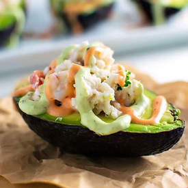 Seafood Stuffed Avocados