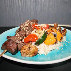 Asian Grilled Beef Skewers