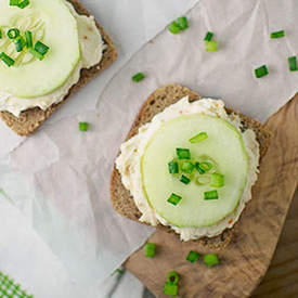 Cucumber Crudites (Tea Sandwiches)