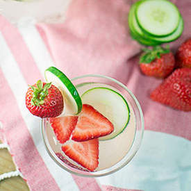 Strawberry Cucumber Refresher