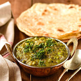 green pea and coconut dhal