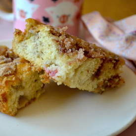 Rhubarb Crumb Cake