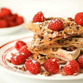 Chocolate Crunch Raspberry Waffles