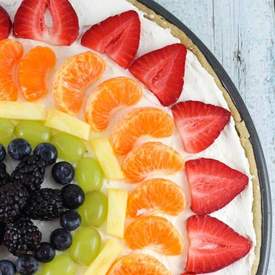 Rainbow Fruit Pizza