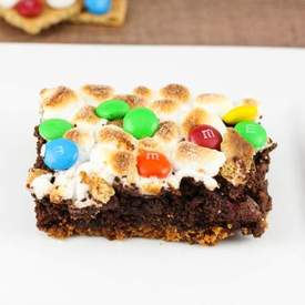 M&Mâ€™s Smores Brownies