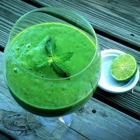 Spinach Mojito Smoothie Recipe