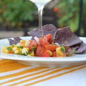 Corn and Peach Salsa