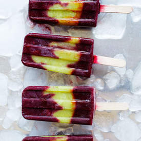 Blackberry Fig Sage Popsicles