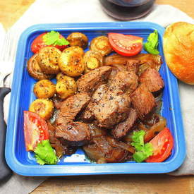 Sauteed Sirloin Tips with Mushrooms