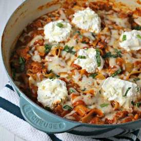 Rustic Skillet Lasagna