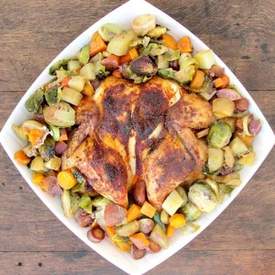 Roast Chicken with Harvest Vegetables