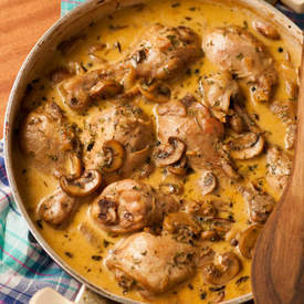 Chicken in Creamy Mushroom Sauce