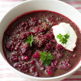 Vegan Beetroot and Carrot Soup