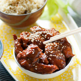 Spicy Garlic Miso Glazed Chicken