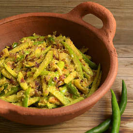 Goan Tendli (Ivy Gourd) Vegetable with Coconut