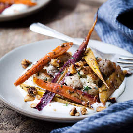 Zaâ€™atar Roasted Carrots & Cauliflower       