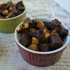 Purple Sweet Potato & Delicata Squash Hash