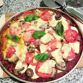 Vegan Don't miss a beet pizza