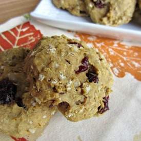 Soft Pumpkin Oatmeal Cookies