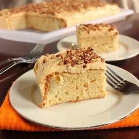 Spiced Tres Leches Cake with Pumpkin Cream Cheese