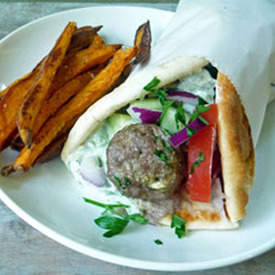 Meatball Gyro Sandwich