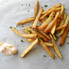 French Fries with Sriracha Mayo