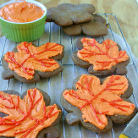 Pumpkin Buttercream Ginger Cookies