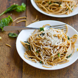 Garlic Butter Spaghetti with Herbs