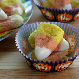 Candy Corn Sugar Cookies
