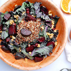 Roasted Beet & Kale Salad