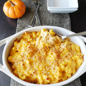 Smoky Pumpkin Mac and Cheese