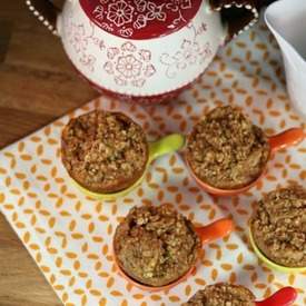 Pumpkin Butter Oatmeal French Toast Muffins