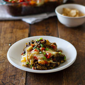 Southwestern Quinoa and Black Bean Casserole