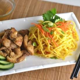 Lemongrass Chicken with Yakisoba Noodles