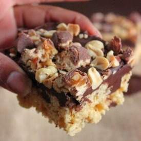 Snicker Rice Krispie Treats