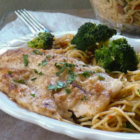 Tilapia with Lemon Butter Sauce