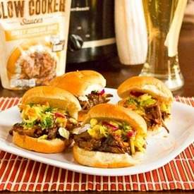 Sweet Korean BBQ Sliders