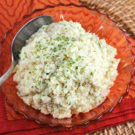 Roasted Cauliflower Mash with Boursin and Chives